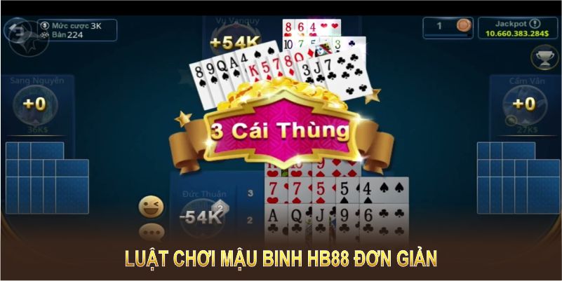 Luật chơi Mậu Binh HB88 đơn giản nhưng đầy thách thức